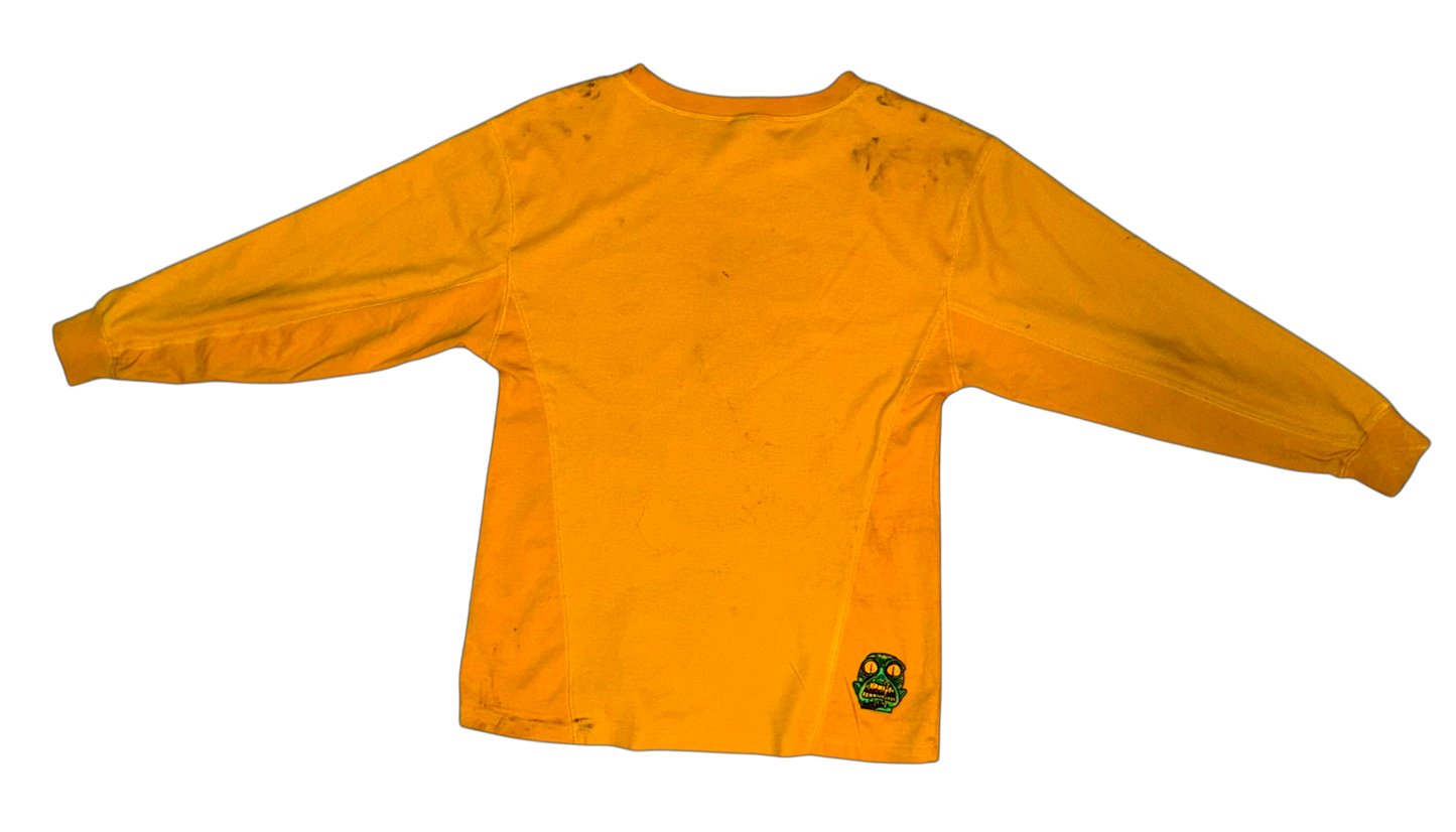 TRIPLE LOGO EXTINCTION YELLOW THERMAL TEE