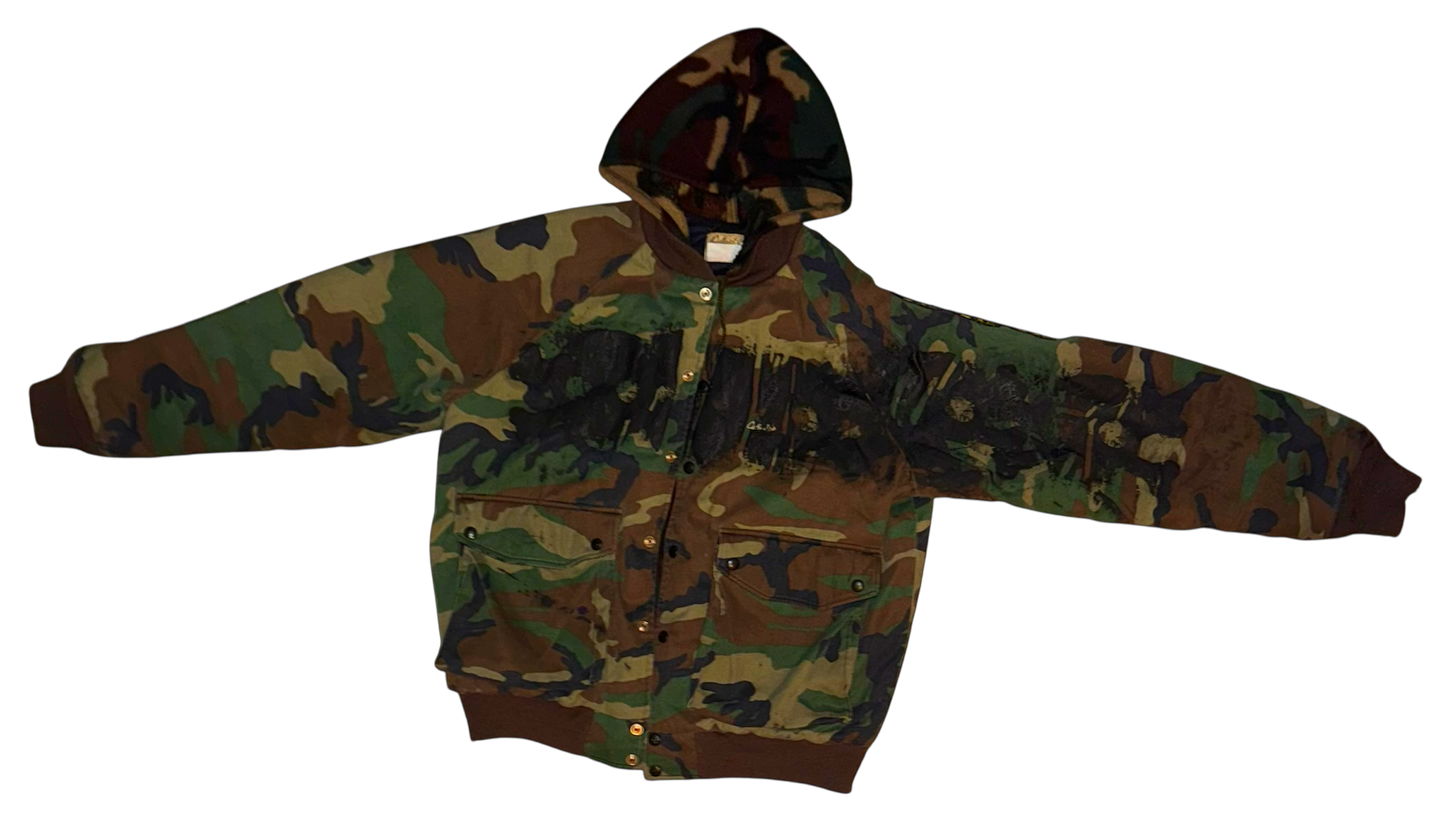 ARMY CAMO EXTINCTION BOMBER JACKET