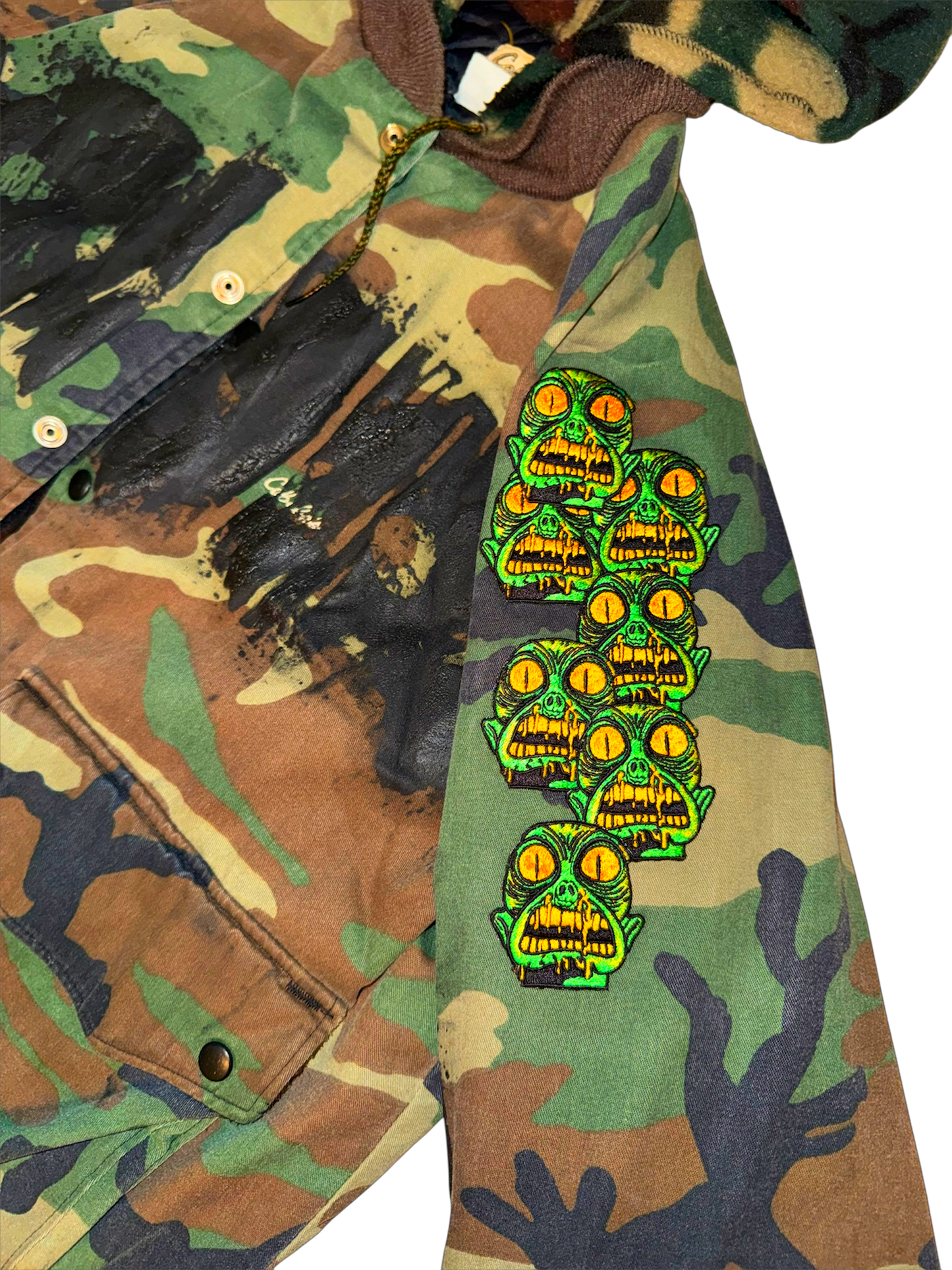 ARMY CAMO EXTINCTION BOMBER JACKET